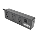 Tripp Lite TLP310USBS Protect It 3-Outlet Surge Protector with three NEMA 5-15R Outlets and Surge Suppression
