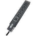 Photo of Tripp Lite TLP606SSTELB Protect It 6-Outlet Surge Protector 6 Foot Cord Right-Angle Plug Side-Mount Switch