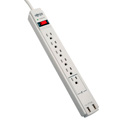 Photo of Tripp Lite TLP606USB 6-Outlet Surge Suppressor- 6-Ft Cord & 2 Port USB Charger 990 joules