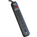 Tripp Lite TLP615B Protect It 6-Outlet Surge Protector 15 Foot Cord 790 Joules Black Housing