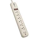 Photo of Tripp Lite TLP74R Surge Protector Strip TL P74 R 120V Rt Angle 7 Outlet 4ft Cord