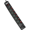 Photo of Tripp Lite TLP76MSG Eco Surge Protector Switched 7 Outlet Conserve Energy - Black