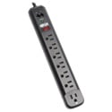 Photo of Tripp Lite TLP76RBTEL Surge Protector Strip 120V Right Angle 7 Outlet RJ11 Black