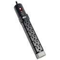 Tripp Lite TLP806TEL Protect It 8-Outlet Surge Protector 6 Foot Cord 2160 Joules Tel/DSL Protection Cord Clip