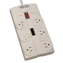 Tripp Lite TLP808TELTAA Surge Protector 120V 5-15R 8 Outlet RJ11 8ft Cord 2160 J TAA GSA