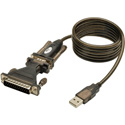 Photo of Tripp Lite U209-005-DB25 USB to Serial Adapter Cable (USB-A to DB25 M/M) 5 Feet
