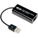 Tripp Lite U236-000-R USB 2.0 Hi-Speed to Ethernet NIC Network Adapter 10/100 Mbps