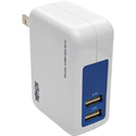 Tripp Lite U280-002-W12 2-Port USB Wall/Travel Charger 5V 3.4A / 17W