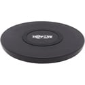 Tripp Lite U280-Q01FL-BK Wireless Phone Charger - 10W / Qi Certified - Apple and Samsung Compatible - Black