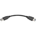 Photo of Tripp Lite U324-06N-BK USB 3.0 SuperSpeed Type-A Extension Cable (M/F) Black 6 Inch