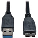 Photo of Tripp Lite U326-006-BK USB 3.0 SuperSpeed Device Cable (A to Micro-B M/M) Black 6 Feet
