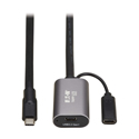 Photo of Tripp Lite U330-10M-C2C-C USB 3.2 Active Extension Cable with USB-C Charging - 5Gbps - 32.8 Foot