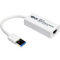 Photo of Tripp Lite U336-000-GBW USB 3.0 SuperSpeed to Gigabit Ethernet NIC Network Adapter 10/100/1000 Mbps White
