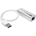 Photo of Tripp Lite U336-000-GB-AL USB 3.0 SuperSpeed to Gigabit Ethernet NIC Network Adapter 10/100/1000 Plug & Play Aluminum