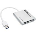 Tripp Lite U352-000-MD-AL USB 3.0 SuperSpeed Multi-Drive Memory Card Reader/Writer Aluminum Case