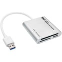 Photo of Tripp Lite U352-000-MD-AL USB 3.0 SuperSpeed Multi-Drive Memory Card Reader/Writer Aluminum Case