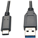 Photo of Tripp Lite U428-003 USB 3.1 Gen 1 (5 Gbps) Cable USB Type-C (USB-C) to USB Type-A M/M 3 Feet Length