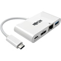 Tripp Lite U444-06N-HGUB-C USB-C Multiport Hub with HDMI PD Charge Ethernet USB-A