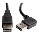 Tripp Lite UR020-006-RA USB 2.0 Reversible A Male to Right-Angle - 6 ft.