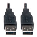 Photo of Tripp Lite UR020-006 USB 2.0 Reversible A Male to Reversible A Male Cable - 6 ft
