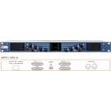 TSL Products MPA1-MIX-8-V 1RU Audio Mixing Monitor with 16 Level Meters and Source Names