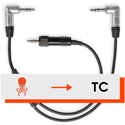Tentacle Sync C16 Timecode Cable SYNC E & ORIGINAL to Cameras w/3.5mm Mini Jack Input for w/Sennheiser Evo Bodypack RX