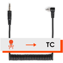 Tentacle Sync C20 Compatible Cable w/Panasonic LUMIX S1H/GH5S or Devices w/Flash Synchro Connector for Timecode In/Out