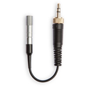 Photo of Tentacle Sync MA02 Mic Adapter for Lavalier Mic with a 3-pin LEMO Connector to Lockable 3.5mm Mic Input of the TRACK E