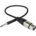 Photo of Sescom TT/XF-1 Patch Cable Bantam TT Male to 3-Pin XLR Female Patchadap - 1 Foot