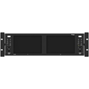 TVLogic R-7D 2RU 12G-SDI Supported Dual 7 Inch LCD UHD 4K Ready Rackmount Video Monitor