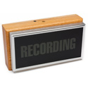 Horizontal Studio Warning Light - Recording in Silver Lettering - Bstock (Used Display)