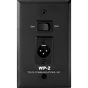 Photo of RTS WP-2 Wall Plate W-XLRM and Chan Half Selector Switch