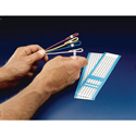 Photo of HellermannTyton TYHC34-66 Handi-Card Wire and Cable Markers - .25 Inch x 1.5 Inch - Sequence 34-66 - White - 25 Pack