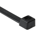 Hellermann Tyton T120R0HSK2 High-Temp Cable Tie - 15.2 Inch Long - UL Rated - 120lb Tensile Strength - Black - 50 Pack