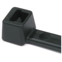 Photo of Hellermann Tyton T40R0M4 8.3 Inch Black Nylon Cable Ties (40 Pounds Tensile Strength - 1000 Pack