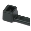 Photo of HellermannTyton T50S0M4 6.3 Inch Black Nylon Cable Ties (50 Pounds Tensile Strength) - 1000 Pack