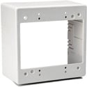 Photo of HellermannTyton TSRFW-JBD2 Dual Gang Junction Box- Off White