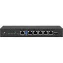 Ubiquiti EdgeRouter 6 PoE Fanless Router with 4 Core 1GHz MIPS64 Processor / 5x Gigabit RJ45 Ports / 1x SFP Port