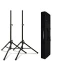 Photo of Ultimate Support TS-80BT Speaker Stands Kit - Two TS-80B Black Stands with BAG90D Tote Bag