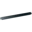 Middle Atlantic UNI-1 1 RU Universal Connector Panel with 16 Pre-punched Knockouts