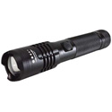 UPS Wide Beam Zoomable Rechargeable Flashlight with USB Power Bank
