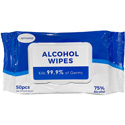 75% Alcohol Resealable Disinfecting Wipes - 50 Pack - PPE