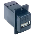 Photo of Connectronics Chassis Mnt USB A-B Coupler Black