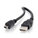 USB 2.0 Type A Male to 5-Pin Mini-USB B Male Cable 6 Foot