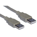 USB 2.0 Cable Type A Male To A Male 10 Foot