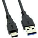 Connectronics USB3-AM-CM-003 USB-C Male to USB-A Male USB 3.1 Cable - 3 Foot