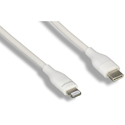 Connectronics MFi Certified USB-C to Lightning Sync & Charging Cable - White - 6 Foot