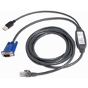 Avocent USBIAC2-7 USB Cat. 5 Integrated Access Cable 7 Ft.