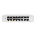 Ubiquiti USW-Lite-16-PoE 16-Port Layer 2 PoE Switch with Fanless Cooling System