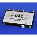 VAC 11-513-104 1x4 Composite Video DA - Standard Input - Global Variable Gain